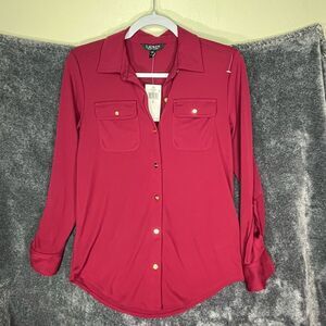 New Lauren Ralph Lauren Blouse Size Small